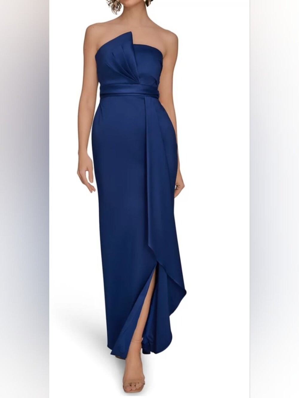 Donna Karan New YorkWomen's Strapless Column Gown